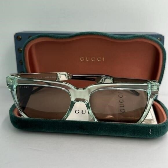 💯- New Authentic GUCCI Unisex Rectangular Sunglasses GG0976S-002-56 - Picture 7 of 13